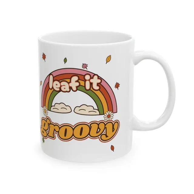 Leaf It Groovy Mug