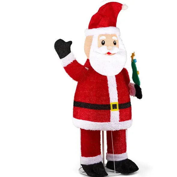 6FT Lighted Santa Christmas Yard Decorations — photo 6