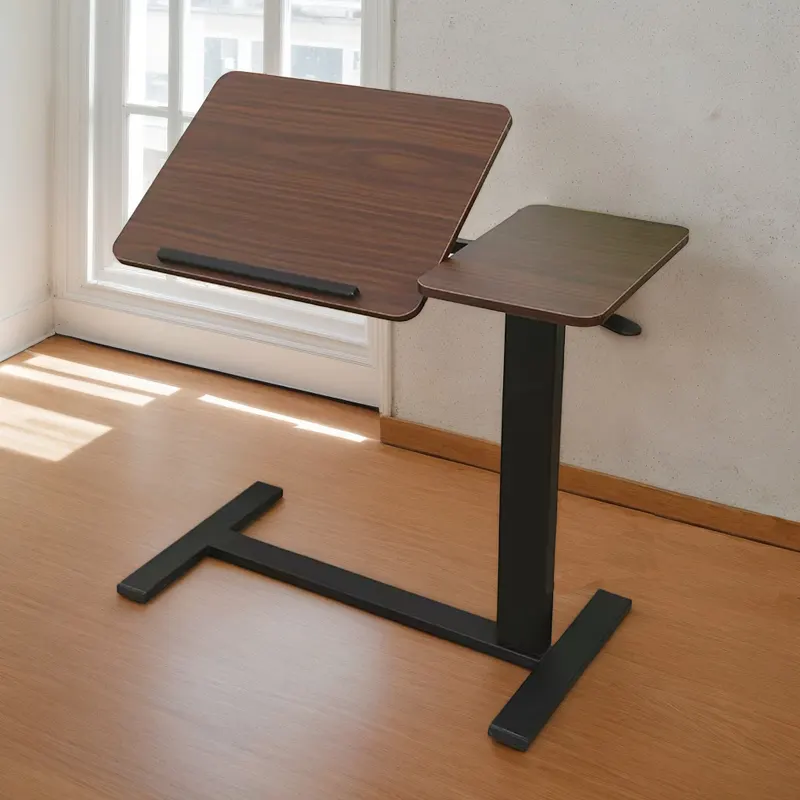 Bedside Table — Folding Overbed Bedside Desk Mobile Rolling — photo 3