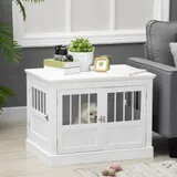 Wooden Dog Crate End Table — Dog Crate Furniture with Triple — photo 3