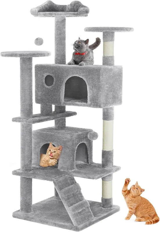 54 -cat Tree Tower — Multi-level with Sisal Grab Post — photo 7