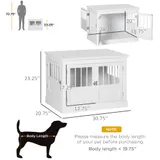 Wooden Dog Crate End Table — Dog Crate Furniture with Triple — photo 8