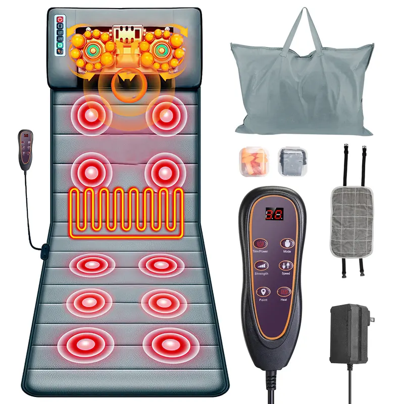 Advanced Type Full Body Electric Massage Mat with Heat Vibration