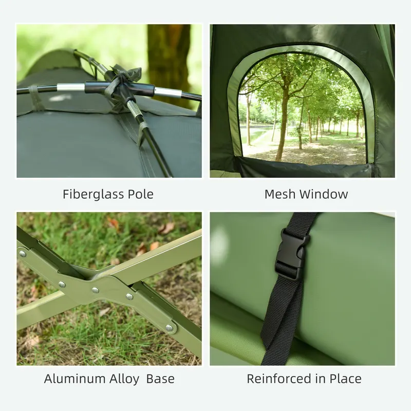 2-Person Tent Cot β 4-in-1 Elevated Camping Bed Combo with Air β photo 7