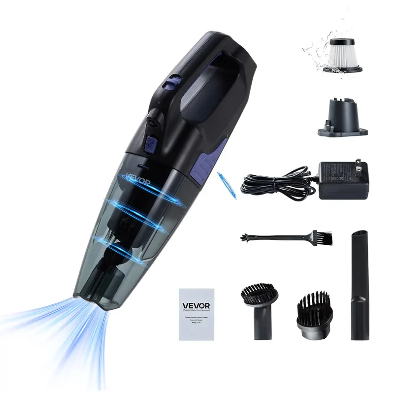 Handheld Vacuum — Portable Vacuum Cleaner Cordless with HEPA