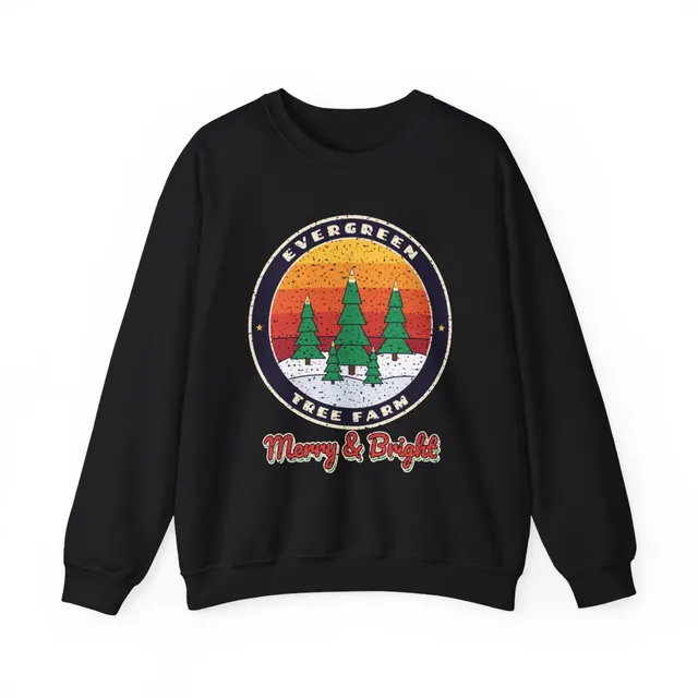 Evergreen Tree Farm Crewneck Sweatshirt