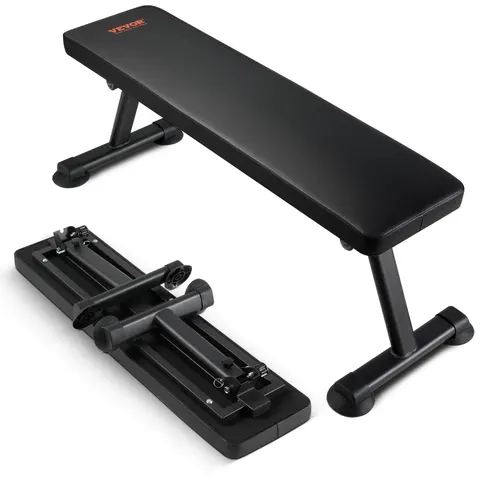 Flat Weight Bench — Foldable Strength Training Bench