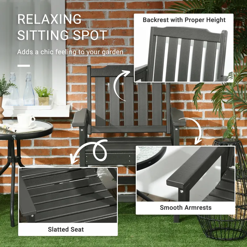 2 Piece All-weather Patio Chairs — photo 4