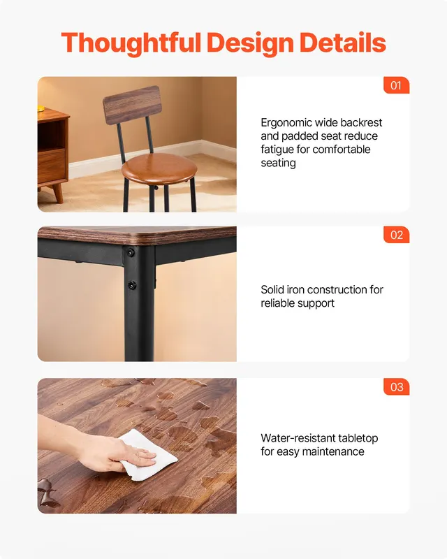Bar Table β 5PCS 35β³ Bars Tables Set