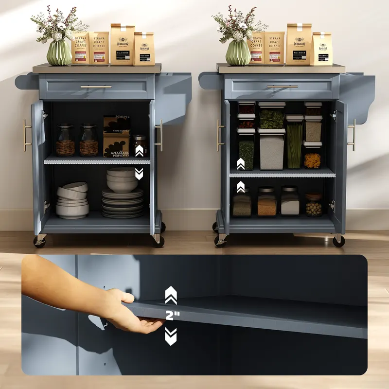 Kitchen Island on Wheels — photo 6