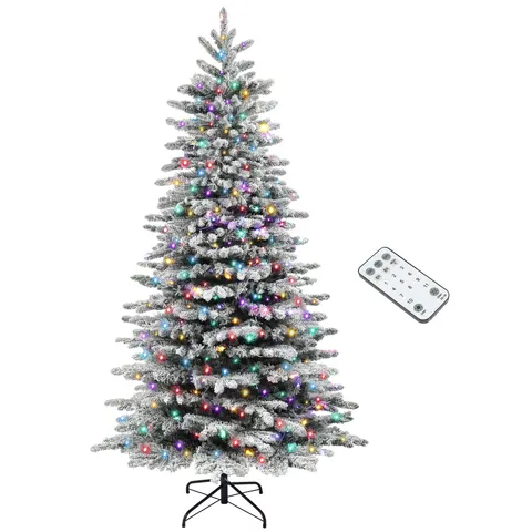 7.5ft Snow Flocked Artificial Christmas Tree