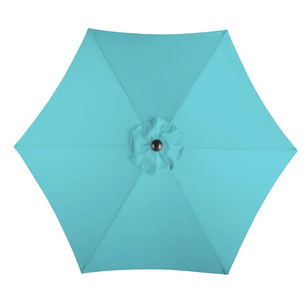9ft Patio Umbrella — Outdoor Market Umbrella with Push Button — photo 5