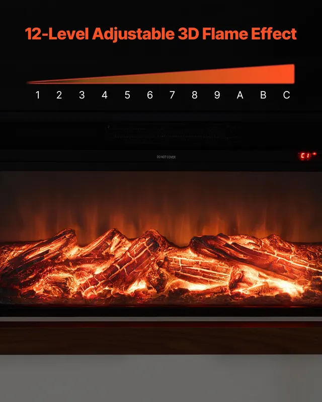 65.5 Inch Freestanding Fireplaces — photo 3