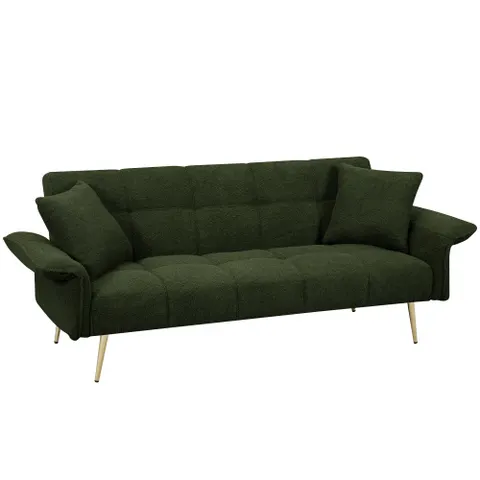 70.1 Inches Futon Sofa Bed — Convertible Double Sofa Bed