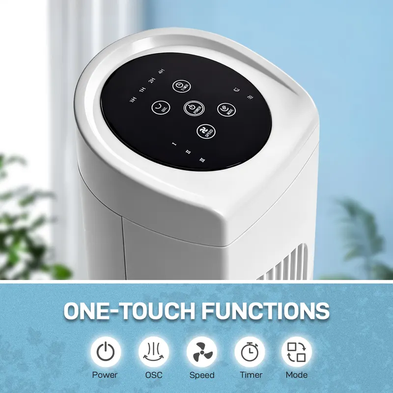 32 Inch Tower Fan with Remote & Touch Control — photo 4
