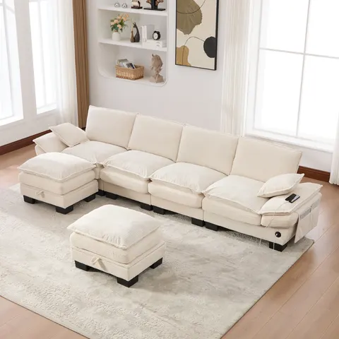 Sectional Cloud Modular Sofa — Deep Seat Sofa