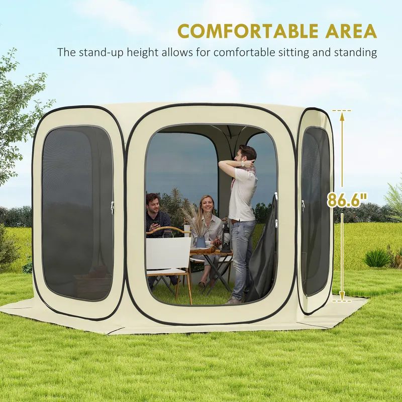 Pop Up Screen Tent — UPF50+ Portable Camping Gazebo Screen House — photo 4