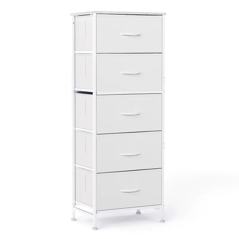 5 Drawer Dresser with Fabric Bins β photo 3
