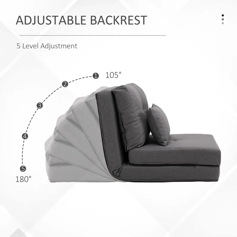 Convertible Flip Chair — Floor Lazy Sofa — photo 8
