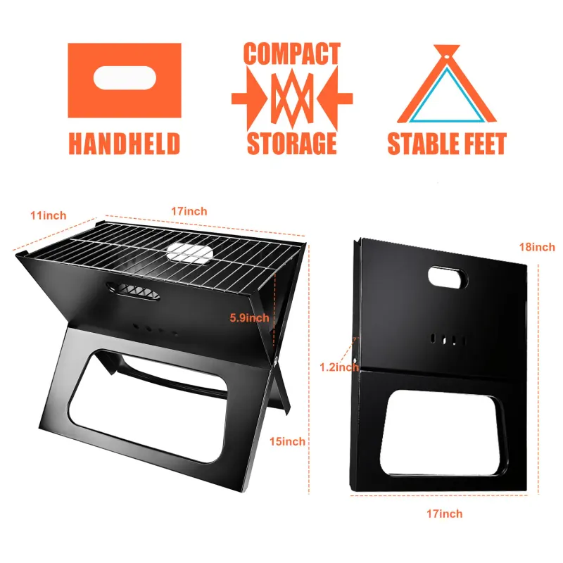 Portable Charcoal Grill β Mini BBQ Grill β photo 8