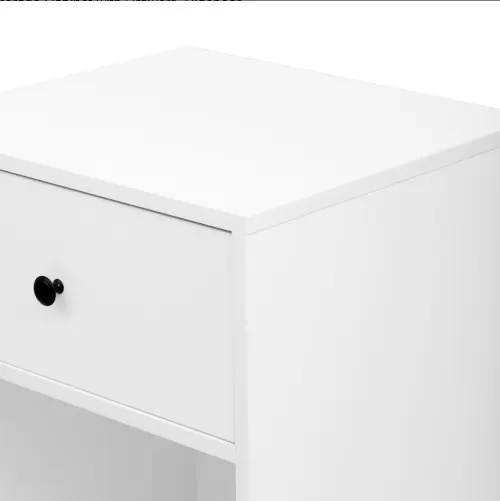 Simple Design White Storage Cabinet with Drawers — photo 3