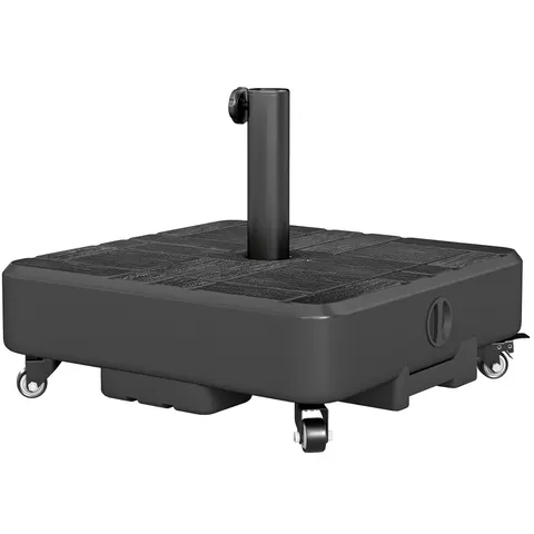 Patio Umbrella Base Outdoor Umbrella Stand with Wheels