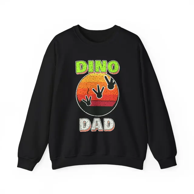 Dino Dad Crewneck Sweatshirt