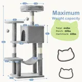 44 Inch Cat Tree Tower — Multi-cat Climbing Tower with — photo 1
