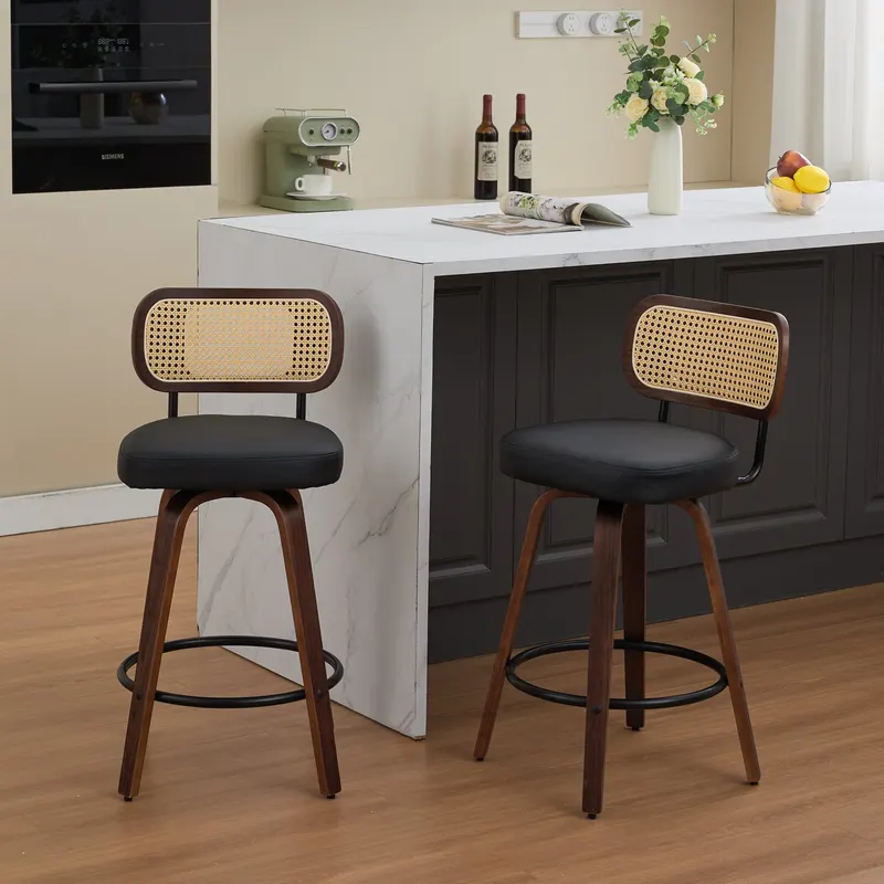 Set of 2 Counter Height Bar Stools