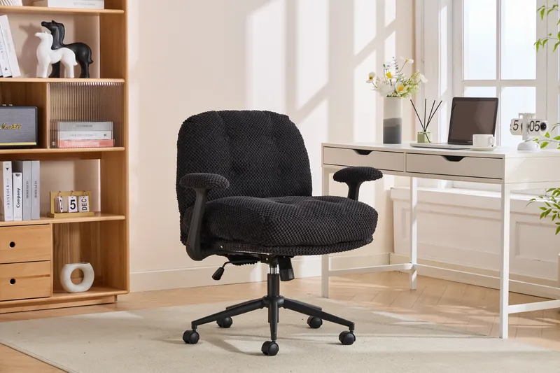 Cross Legged Office Chair with Flip-up Arms — photo 2