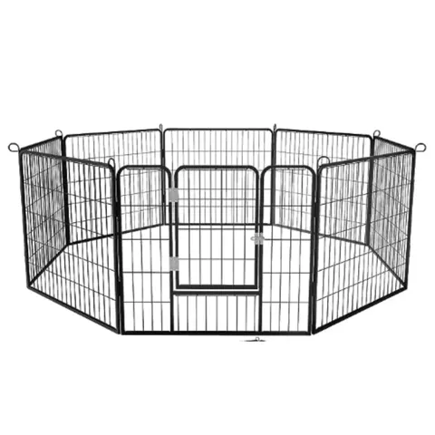 Indoor Outdoor Dog Playpen — Premium Pet Puppy Fence with Gate