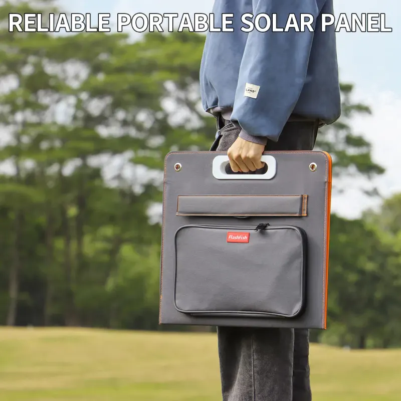 60W 18V Portable Solar Panel — Flashfish Foldable Solar Charger — photo 7