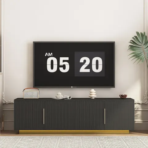 TV Stand with 16 Color LEDs — 68 Modern TV Stand