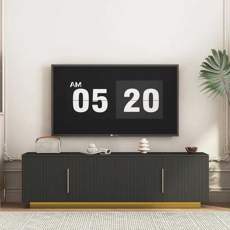 TV Stand with 16 Color LEDs — 68 Modern TV Stand