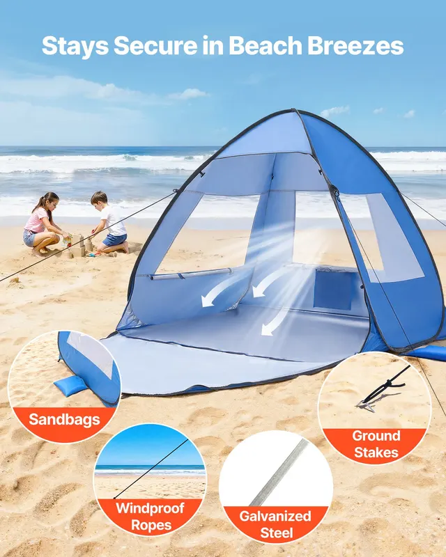 Beach Tent Sun Shelter for 2 Person — photo 4