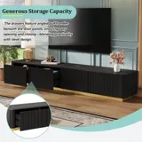 ON-TREND Luxury Fluted TV Stand for TVs Up to 85 — photo 4