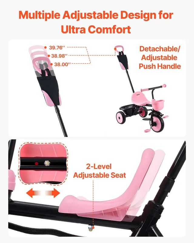 Toddler Tricycle & Stroller for 18 Months to 5 Year Old — photo 4