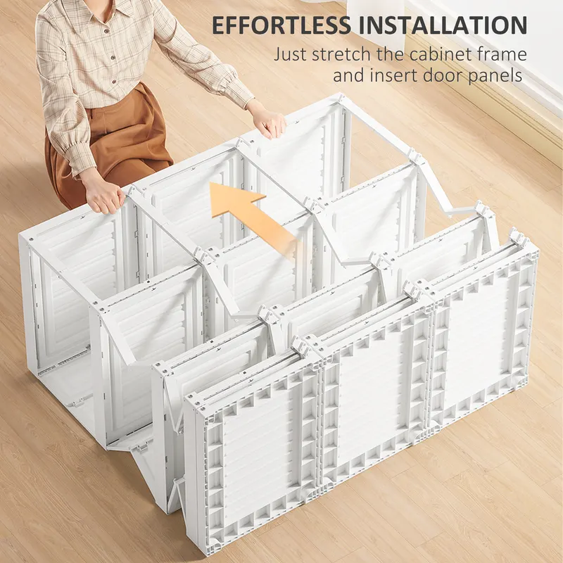Portable Wardrobe Closet — Folding Clothes Storage Organizer — photo 4