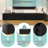 ON-TREND Luxury Fluted TV Stand for TVs Up to 85 — photo 5
