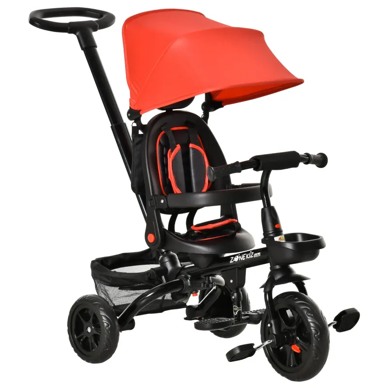 Tricycle for Toddler 4 in 1 Kids Trike with Reversible β photo 2