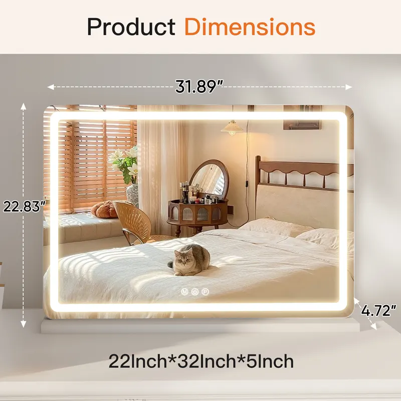 Vanity Mirror with Lights β LED Makeup Mirror with Dimmable 3 β photo 4