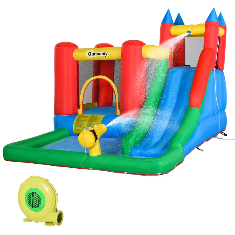 Kids Bounce House Inflatable Slide with Splash Pool — photo 8