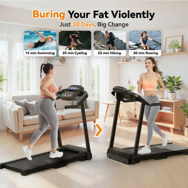 Treadmills for Home Treadmill with Incline Walking Pad Treadmill β photo 5