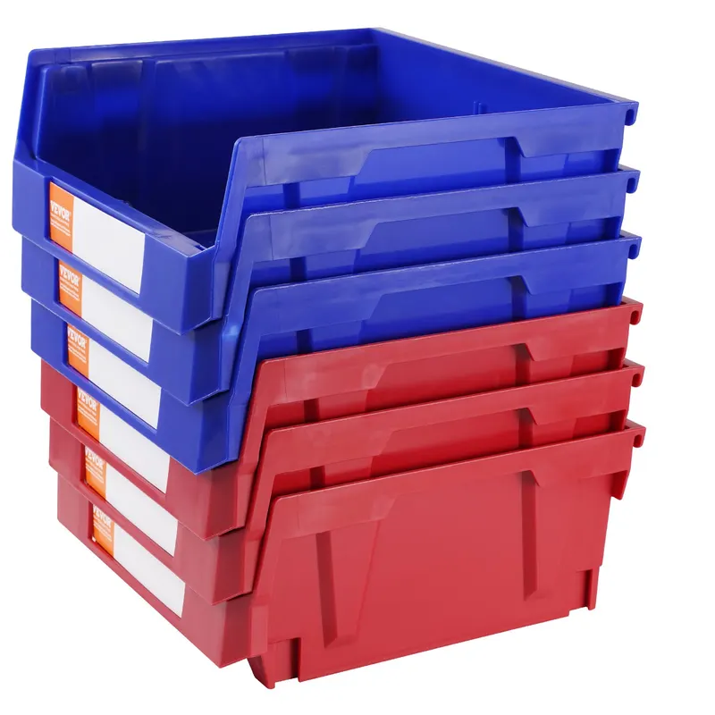 Plastic Storage Bin — (11-Inch X 11-Inch X 5-Inch)