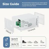 Stackable Shoe Storage Box with Lid — photo 6
