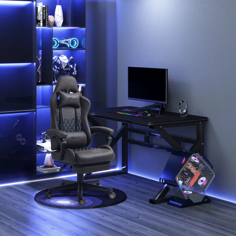 Racing Gaming Chair Diamond PU Leather Office Gamer Chair High β photo 7
