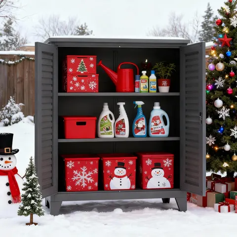 47'' Tall Metal Tool Storage Cabinet