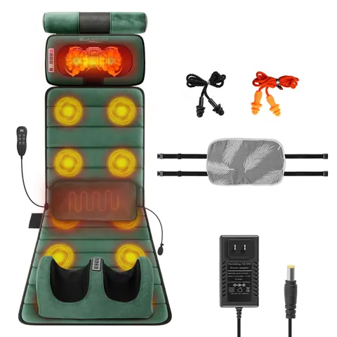 Full Body Electric Massage Mat Heating Vibration Massage Pad
