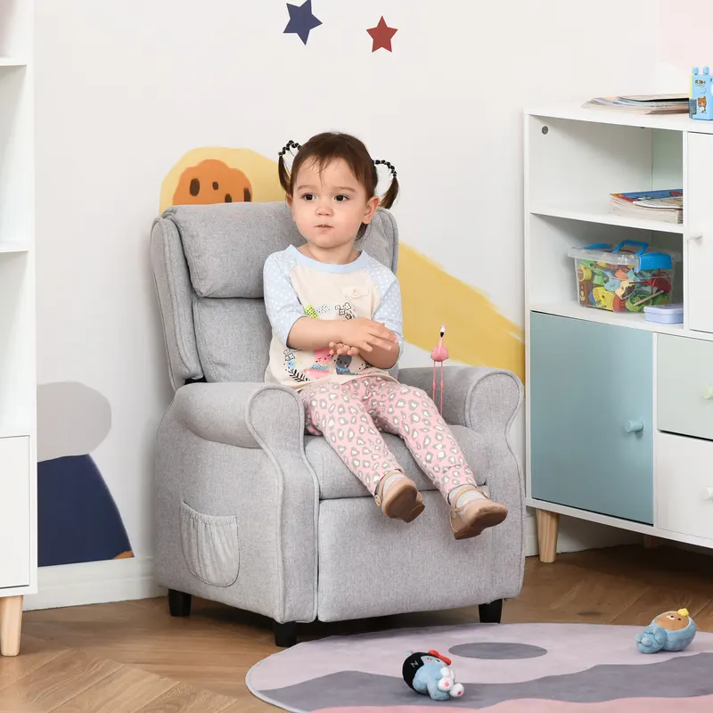 Kids Recliner Chair Children Sofa Angle Adjustable Single β photo 2