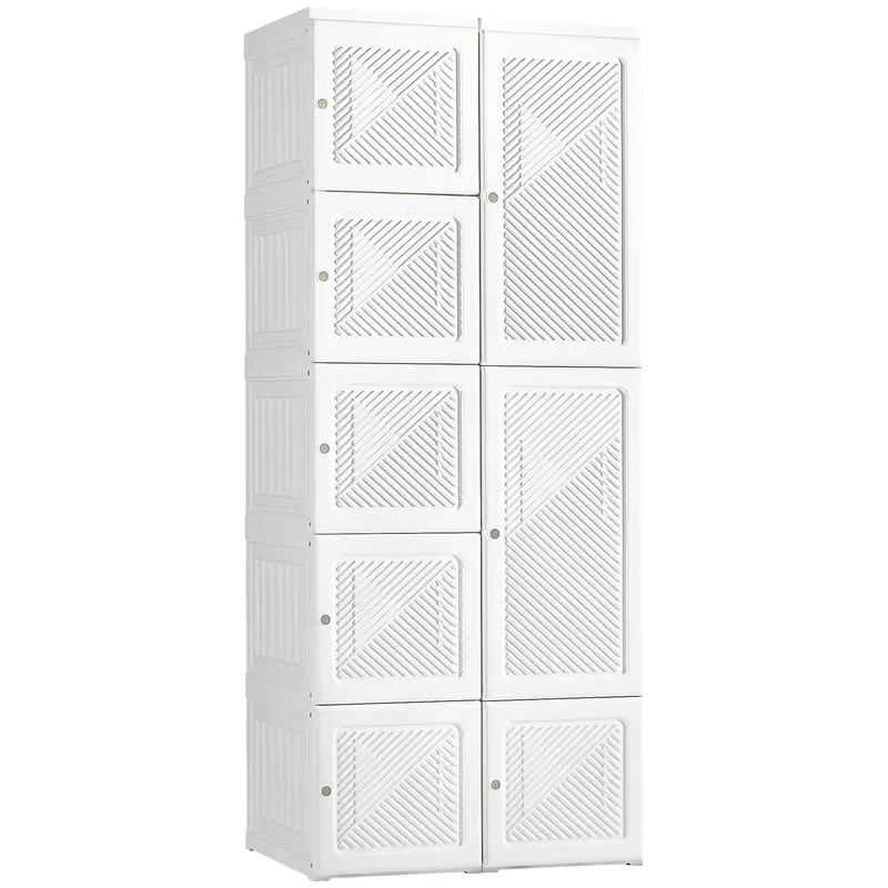 Portable Wardrobe Closet — Folding Bedroom Armoire